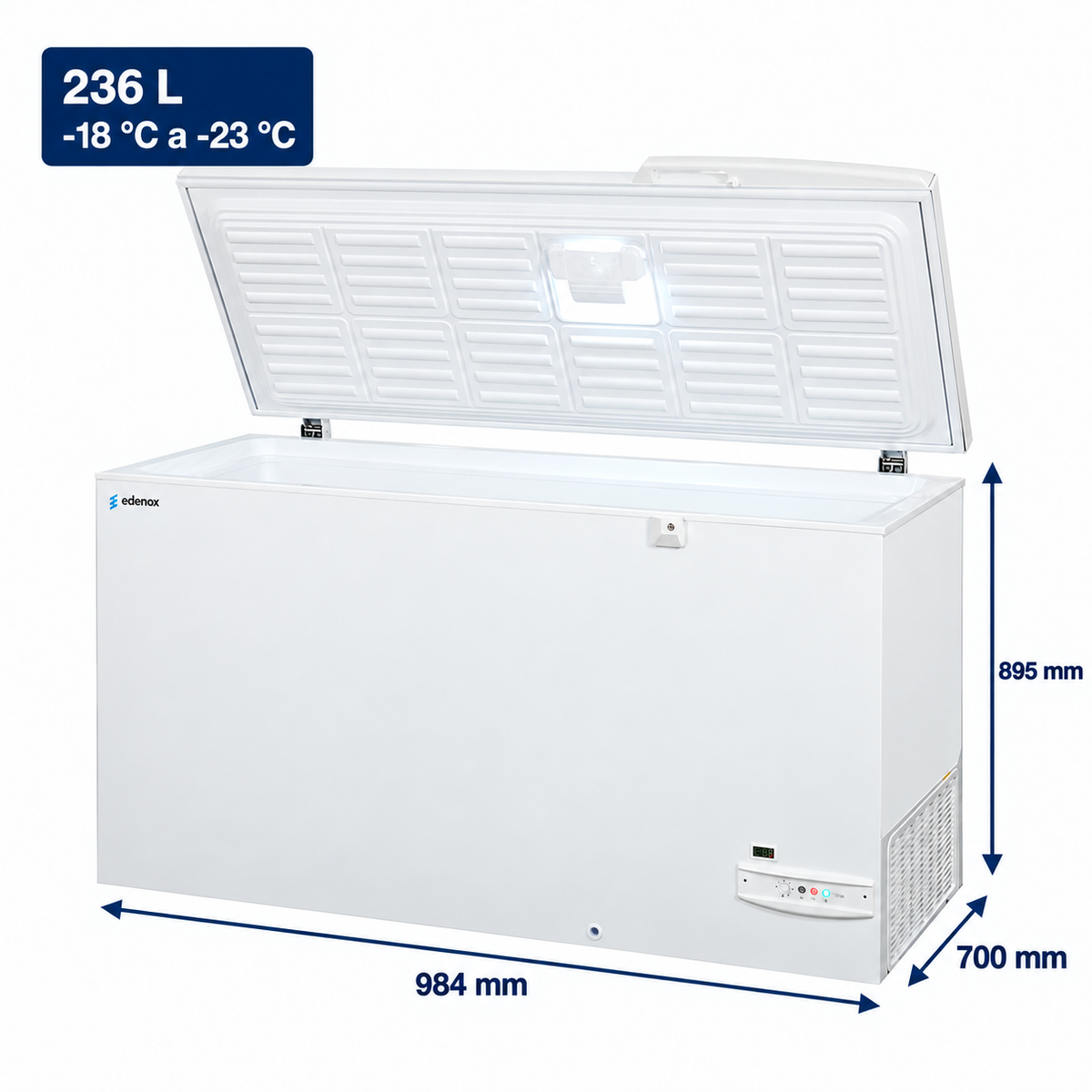 Congelador Horizontal Puerta Abatible (NLF-190)