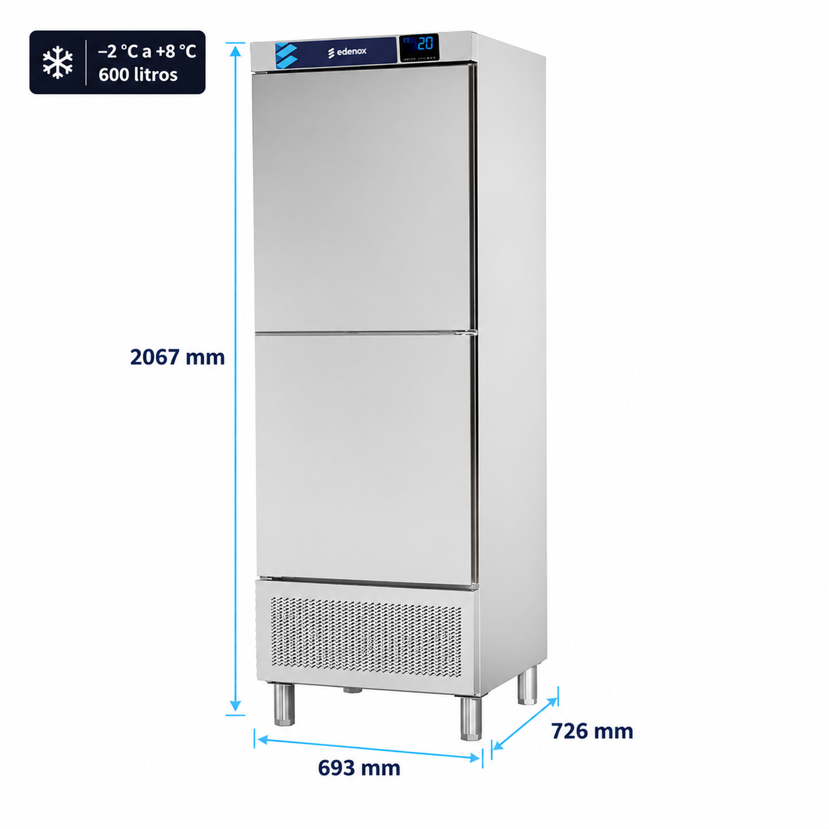 Armario Refrigerado Inox Serie 700 (APS-702 HC)
