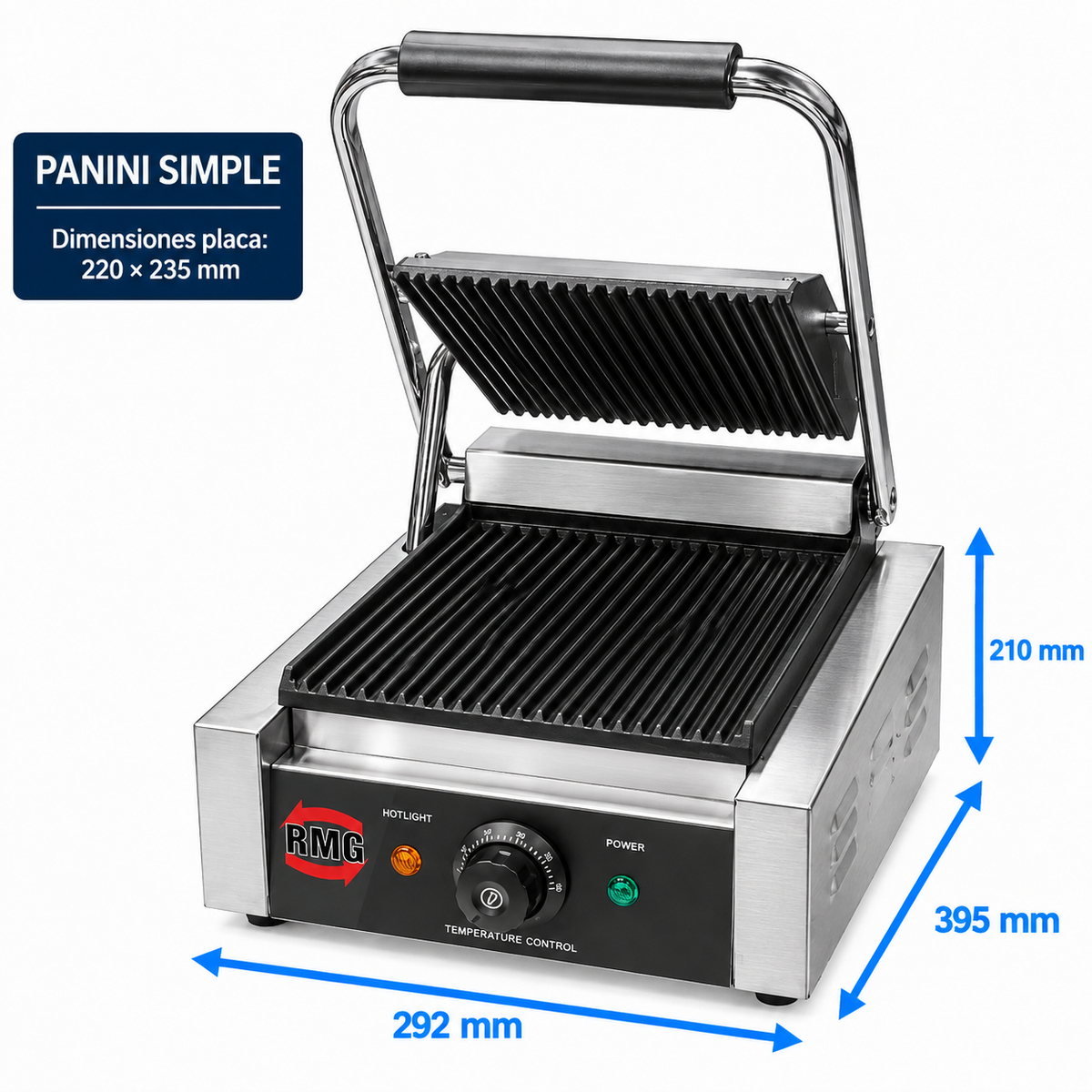 Sandwichera grill Panini Simple Romagsa