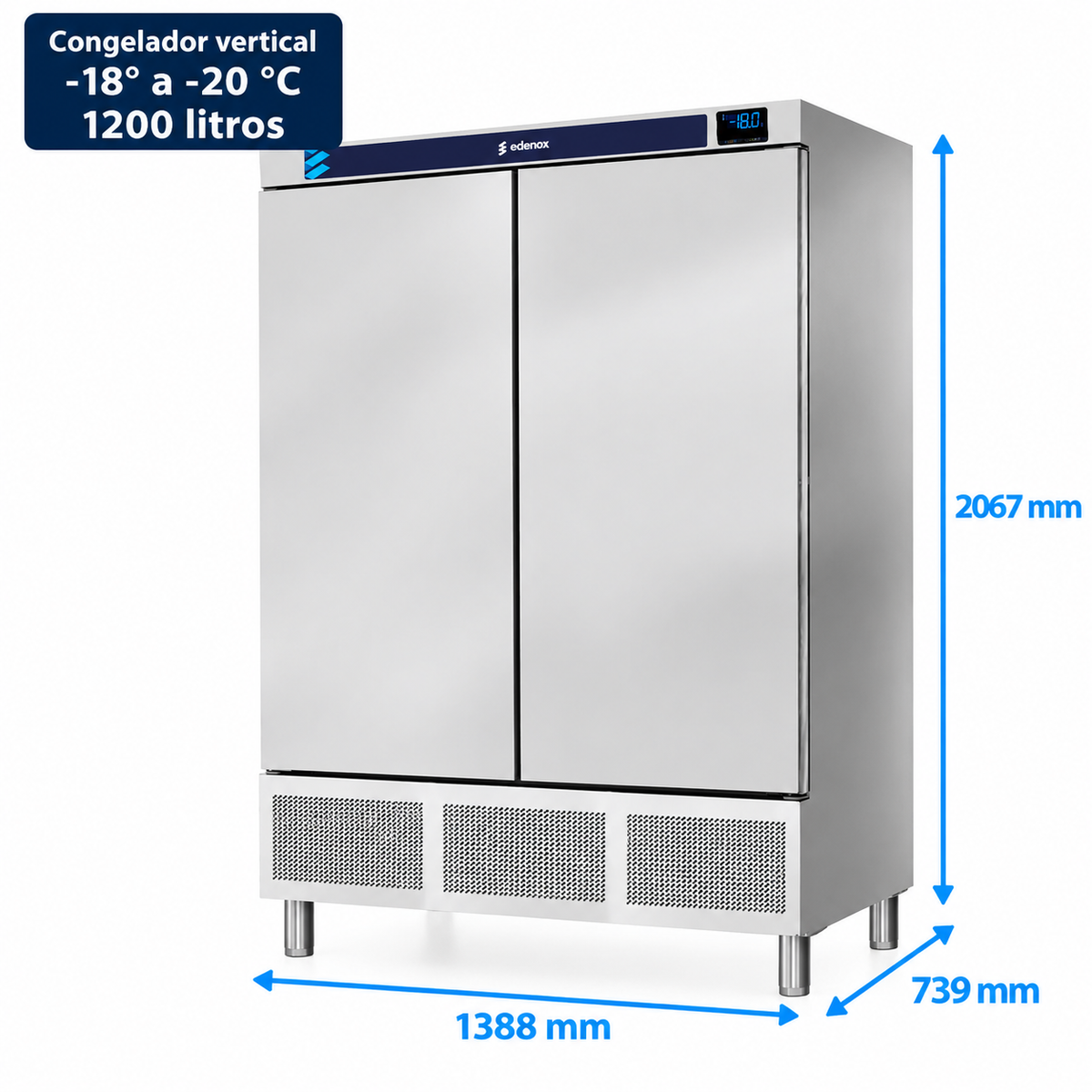 Armario para Mantenimiento de Congelados Inox Serie 700 (ANS-1402 HC)
