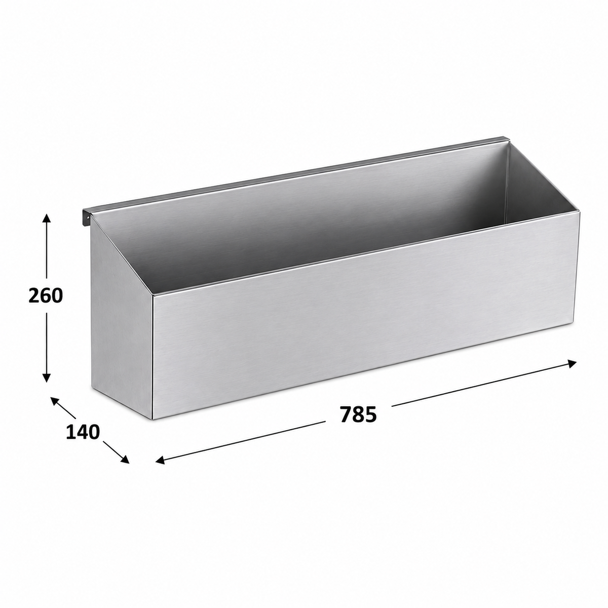 Segundo carril para Mesa Coctelera 1200 78.5x14x26