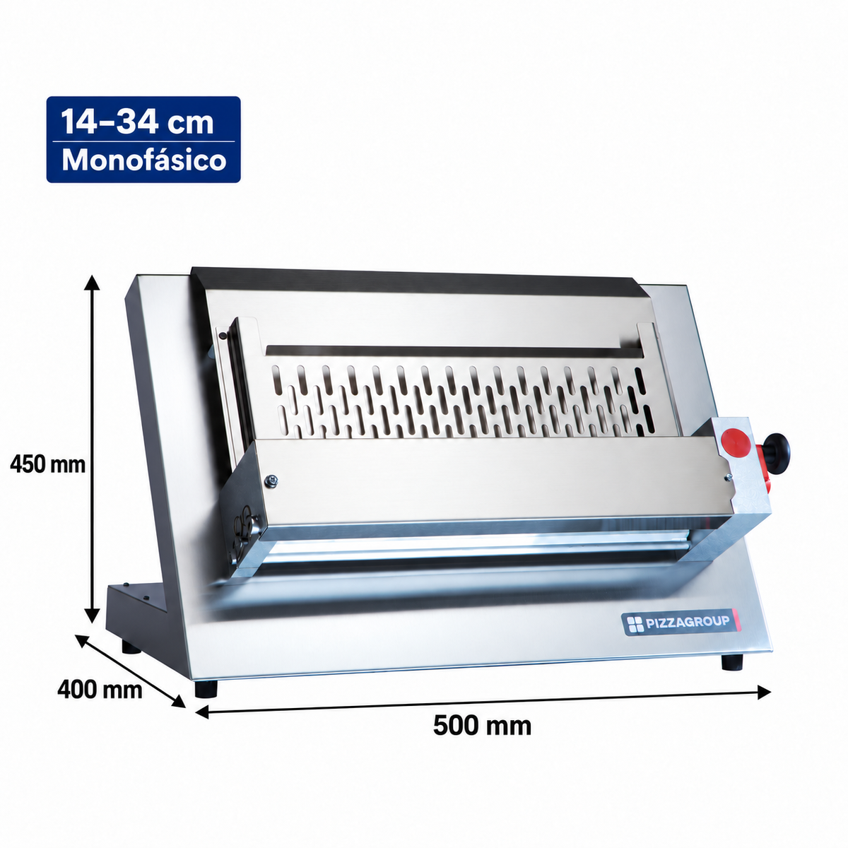 Laminadora de masa para pizza Pizzagroup M35A