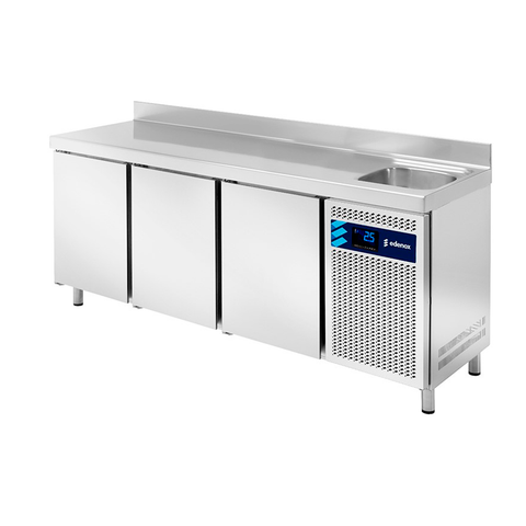 Mesas Refrigeradas con Fregadero