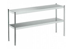 Estanterías de Sobremesa Inox · 2 Niveles