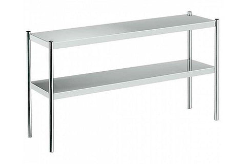 Estanterías de Sobremesa Inox · 2 Niveles