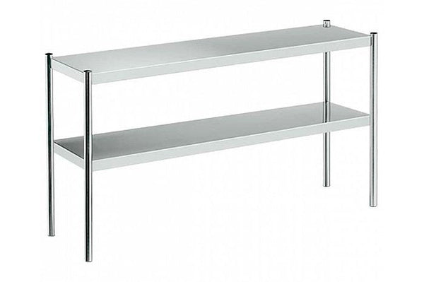 Estanterías de Sobremesa Inox · 2 Niveles