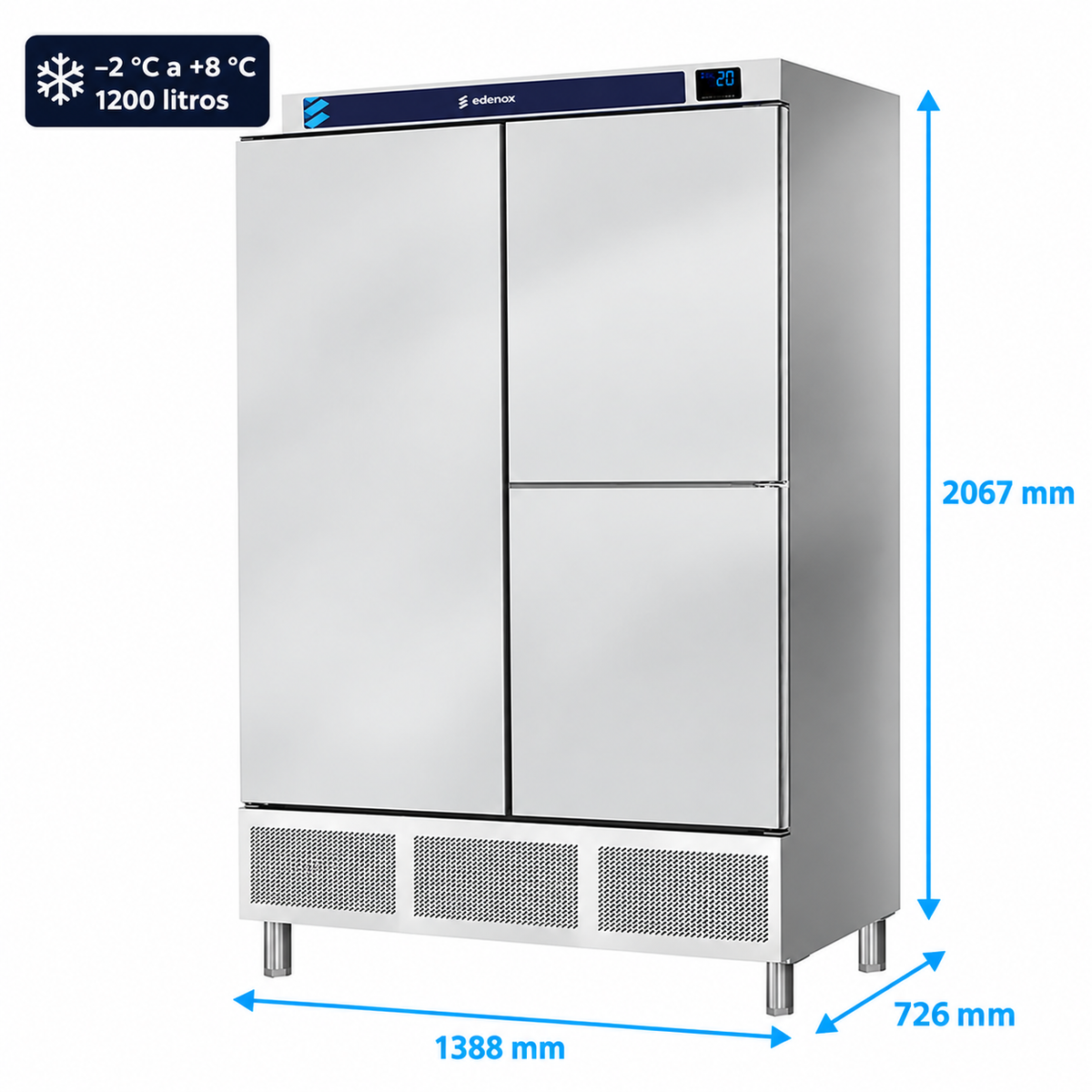 Armario Refrigerado Inox Serie 700 (APS-1403 HC)