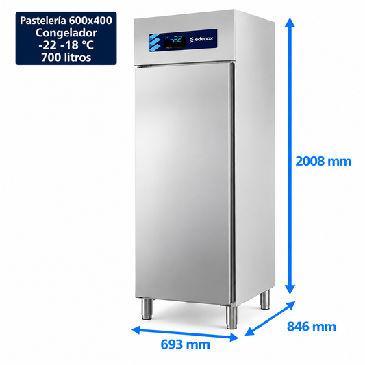 Armario Panadería 600x400 Inox (ANG-711 HC PASTELERIA)