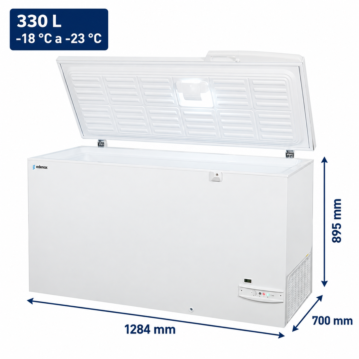 Congelador Horizontal Puerta Abatible (NLF-275) Edenox