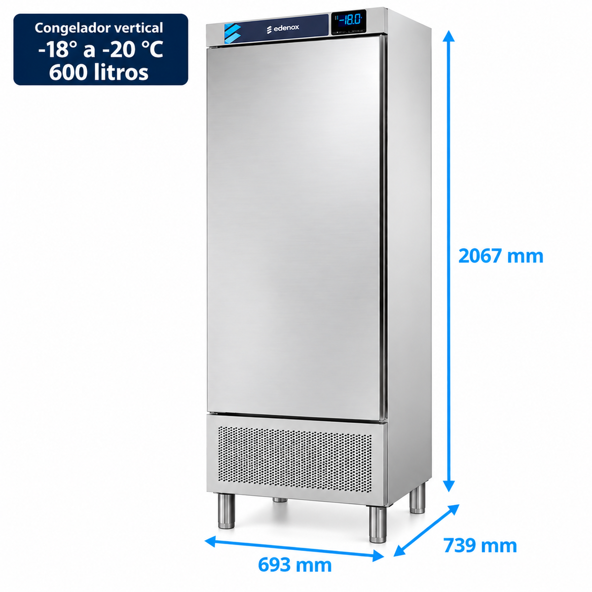 Armario para Mantenimiento de Congelados Inox Serie 700 (ANS-701 HC)