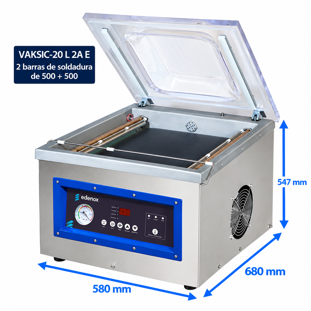 Envasadora al vacío Edenox VAKSIC-20 L 2A E