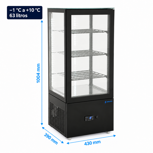 Vitrina Expositora Refrigerada de Sobremesa (VIVES-7 HC S1)