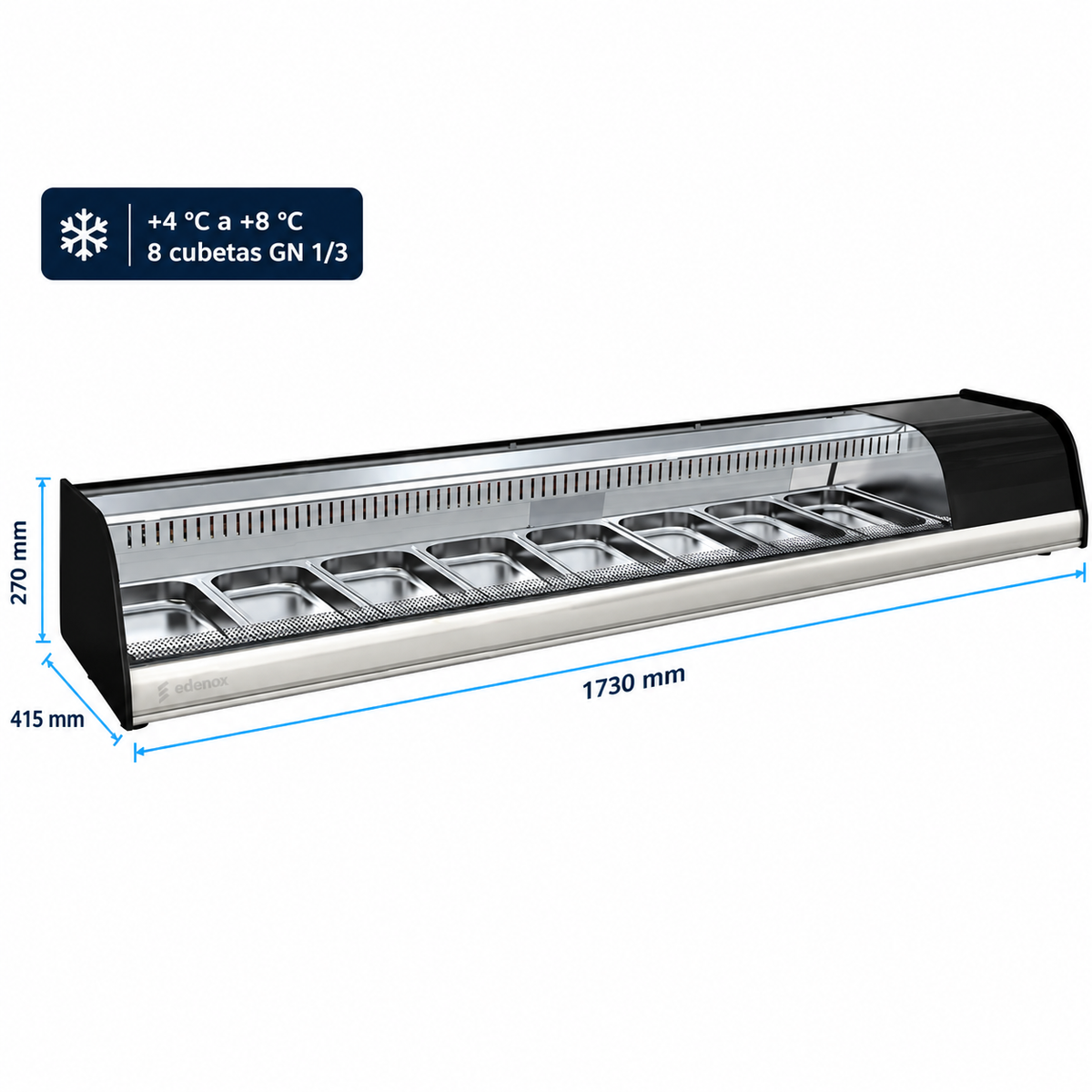Expositor Refrigerado de Tapas (EXA-8 C HC)