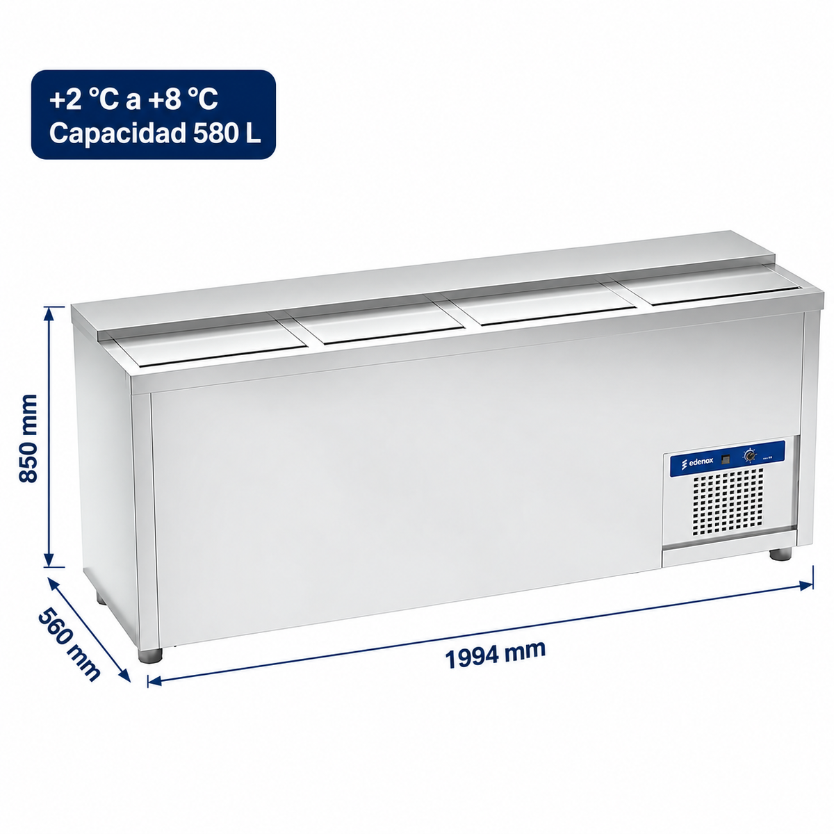 Botellero Inox Gran Capacidad (EB-200-I)
