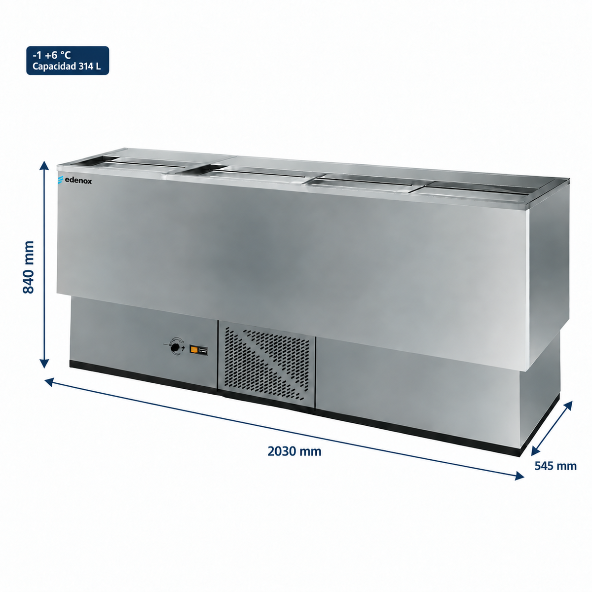 Botellero Inox (EBE-200-I)