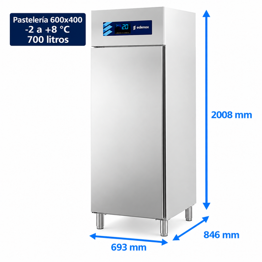 Armario Panadería 600x400 Inox (APG-711 HC PASTELERIA)