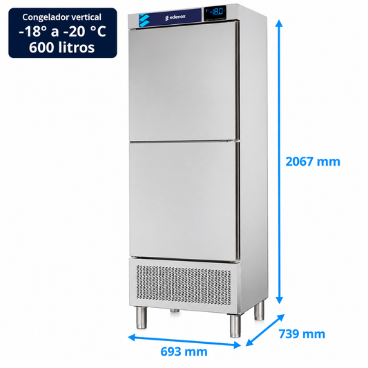 Armario para Mantenimiento de Congelados Inox Serie 700 (ANS-702 HC)