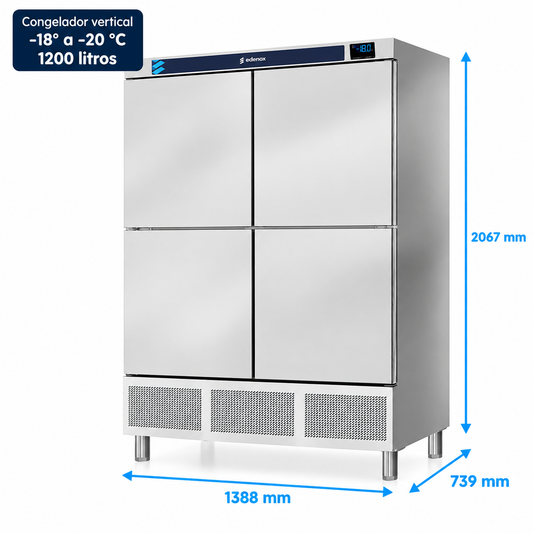 Armario para Mantenimiento de Congelados Inox Serie 700 (ANS-1404 HC)