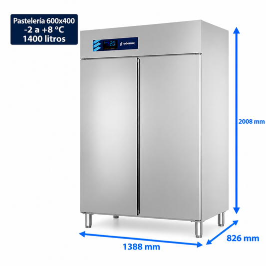 Armario Panadería 600x400 Inox (APG-1402 HC PASTELERIA)