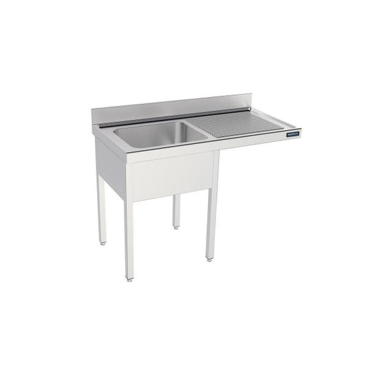 Fregadero con bastidor y espacio para lavavajilla Serie 550