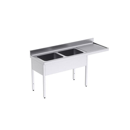 Fregadero con bastidor y espacio para lavavajilla Serie 700