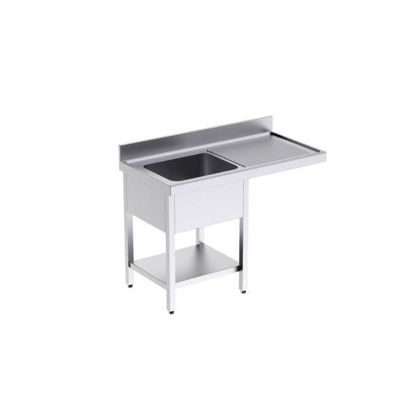 Fregadero con bastidor y espacio para lavavajilla Serie 600
