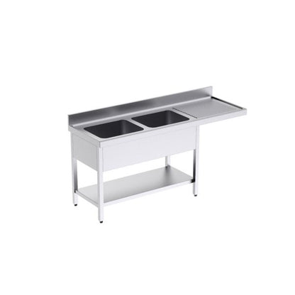 Fregadero con bastidor y espacio para lavavajilla Serie 700
