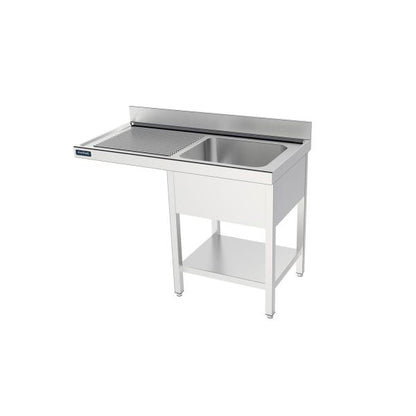 Fregadero con bastidor y espacio para lavavajilla Serie 550