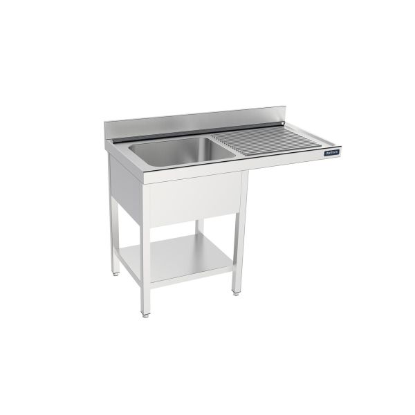 Fregadero con bastidor y espacio para lavavajilla Serie 550