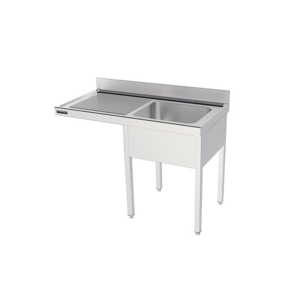 Fregadero con bastidor y espacio para lavavajilla Serie 600