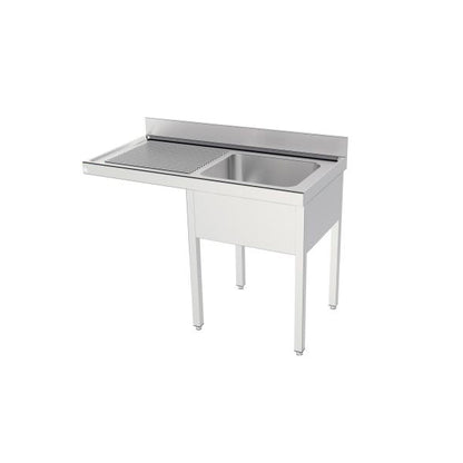 Fregadero con bastidor y espacio para lavavajilla Serie 700