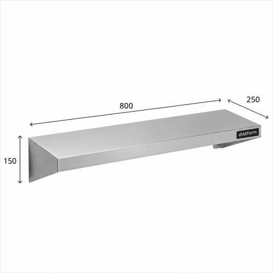 Estantería de pared 80x25x15 - Fondo 25