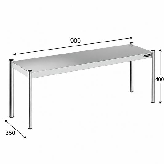 Distform Estantería Sobremesa Neutra Simple - 90 x 35 x 40 cm