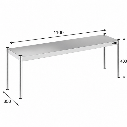 Distform Estantería Sobremesa Neutra Simple - 110 x 35 x 40 cm