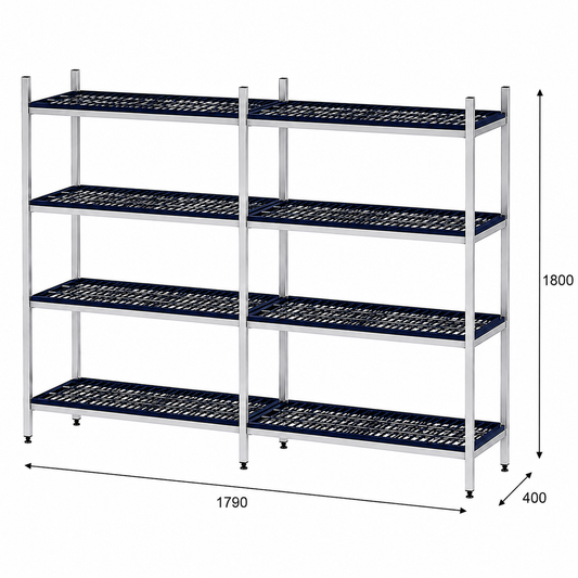Estantería de pie lineal 179x40x180 - 4 Niveles