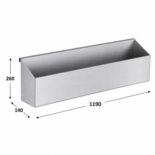Segundo carril para Mesa Coctelera 1600 119x14x26