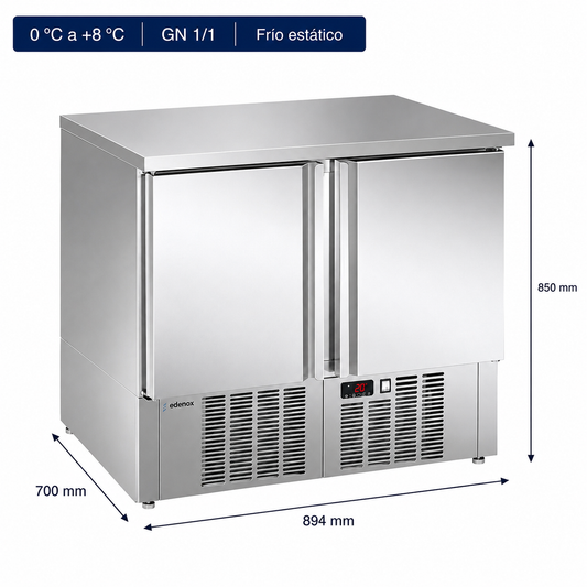 Mesa Refrigerada Compacta (MPG-090 NS)