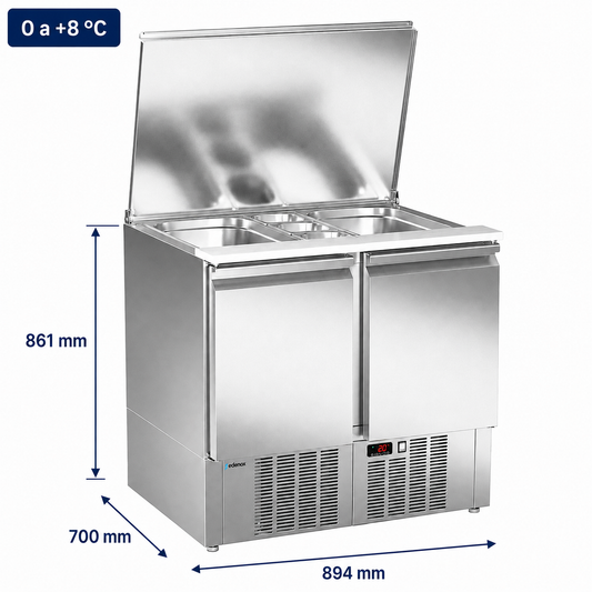 Mesa Refrigerada Compacta (MPGE-090)