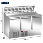Mesa Refrigerada Compacta (MPGP-140) Edenox