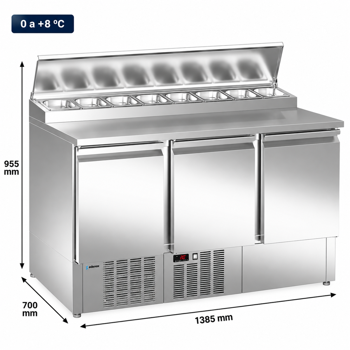 Mesa Refrigerada Compacta (MPGP-140)
