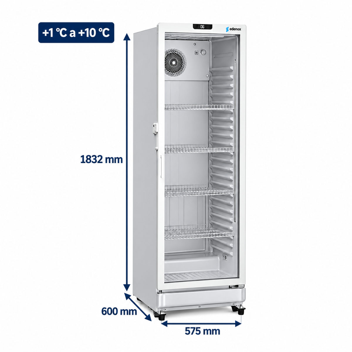 Armario Expositor APE-451-C S2 |   575x600x1832 mm | Capacidad 338 L