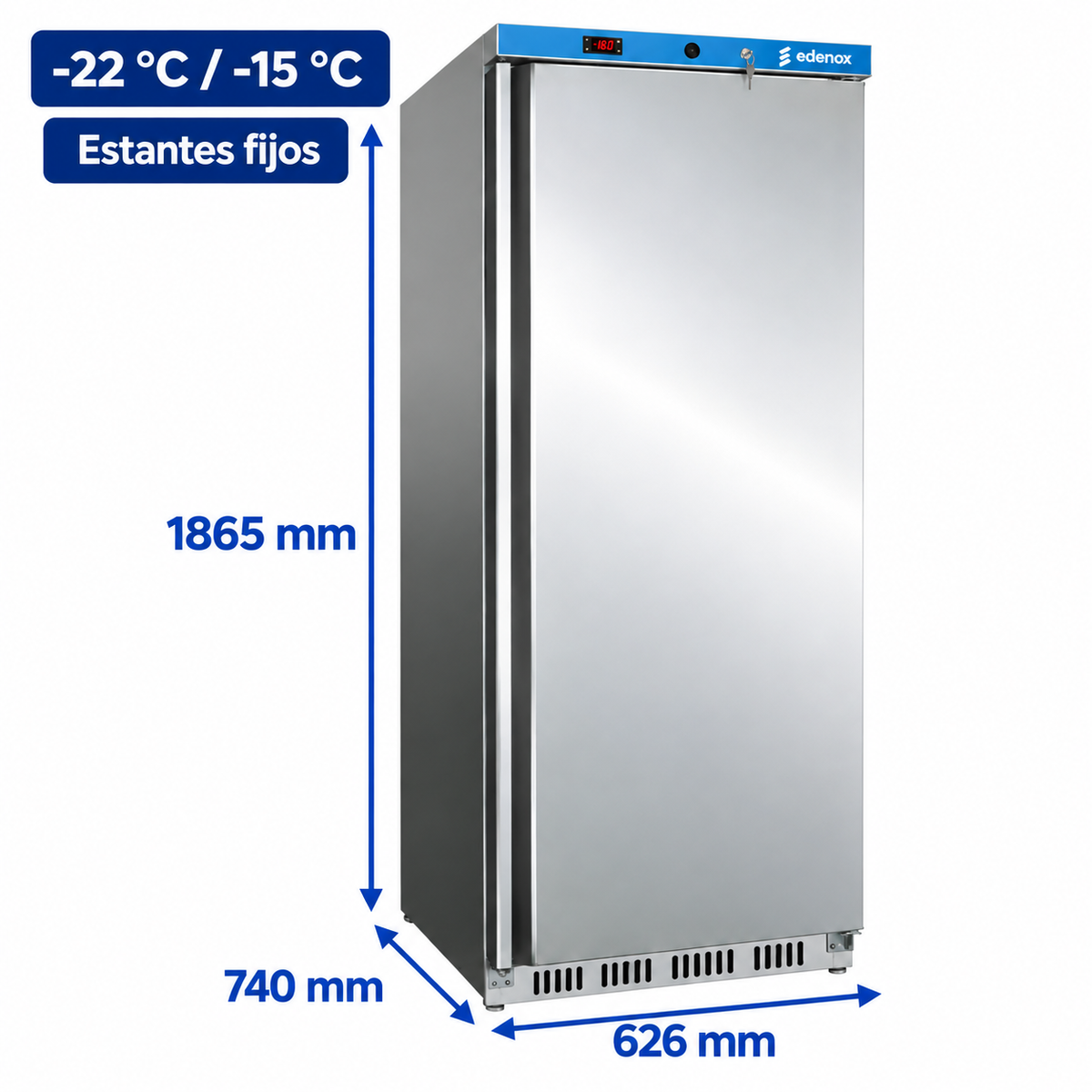 Armario Congelador Inox (ANS-451-I)