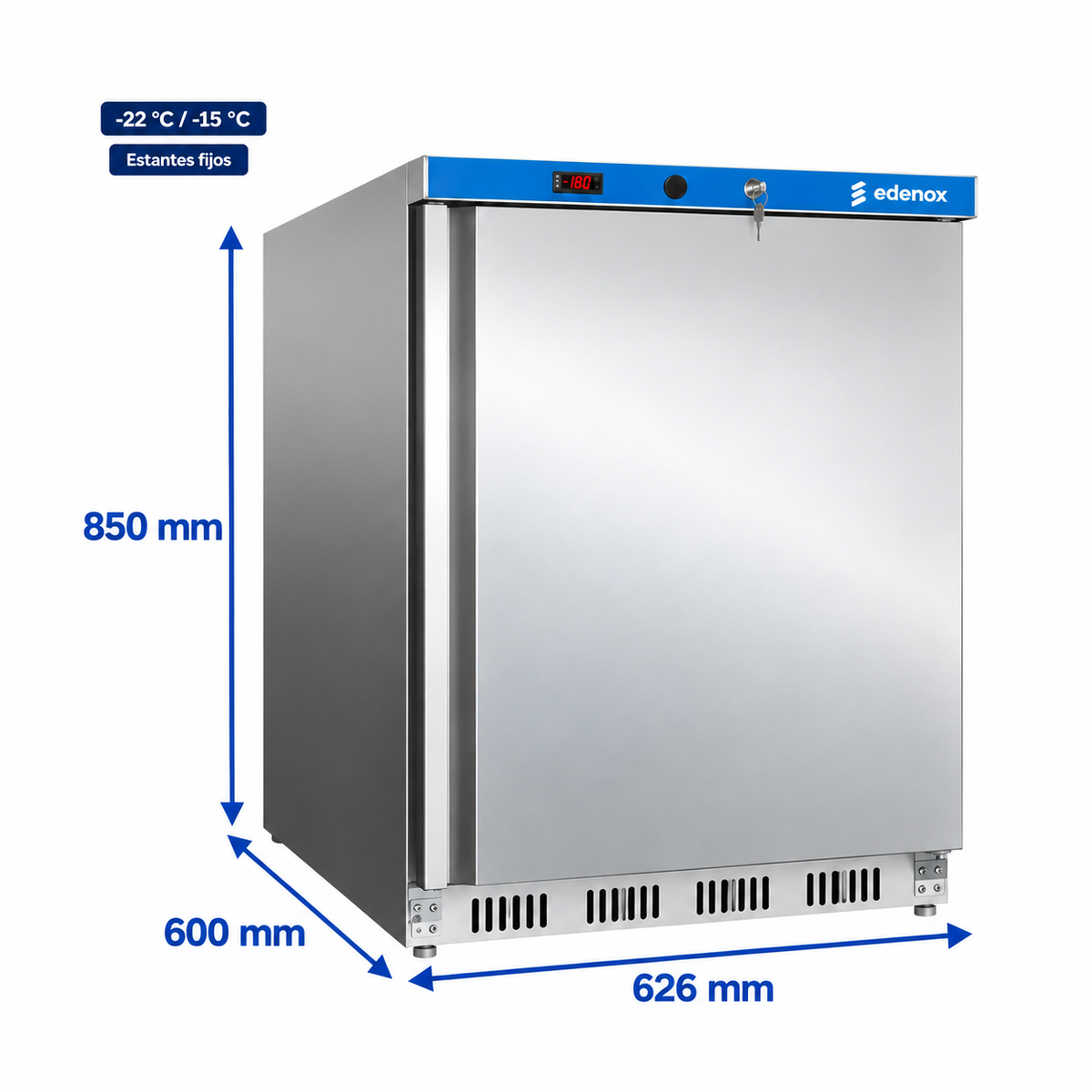 Armario Congelador Inox (ANS-251-I)