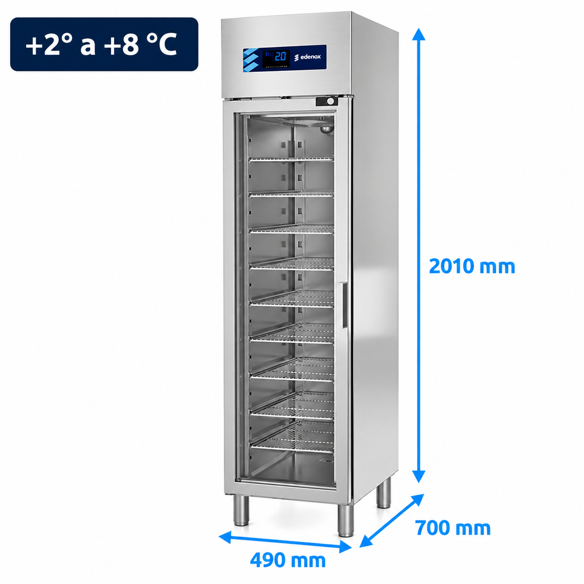 Armario Gastronorm 1/1 Inox (APG-511 HC PC)