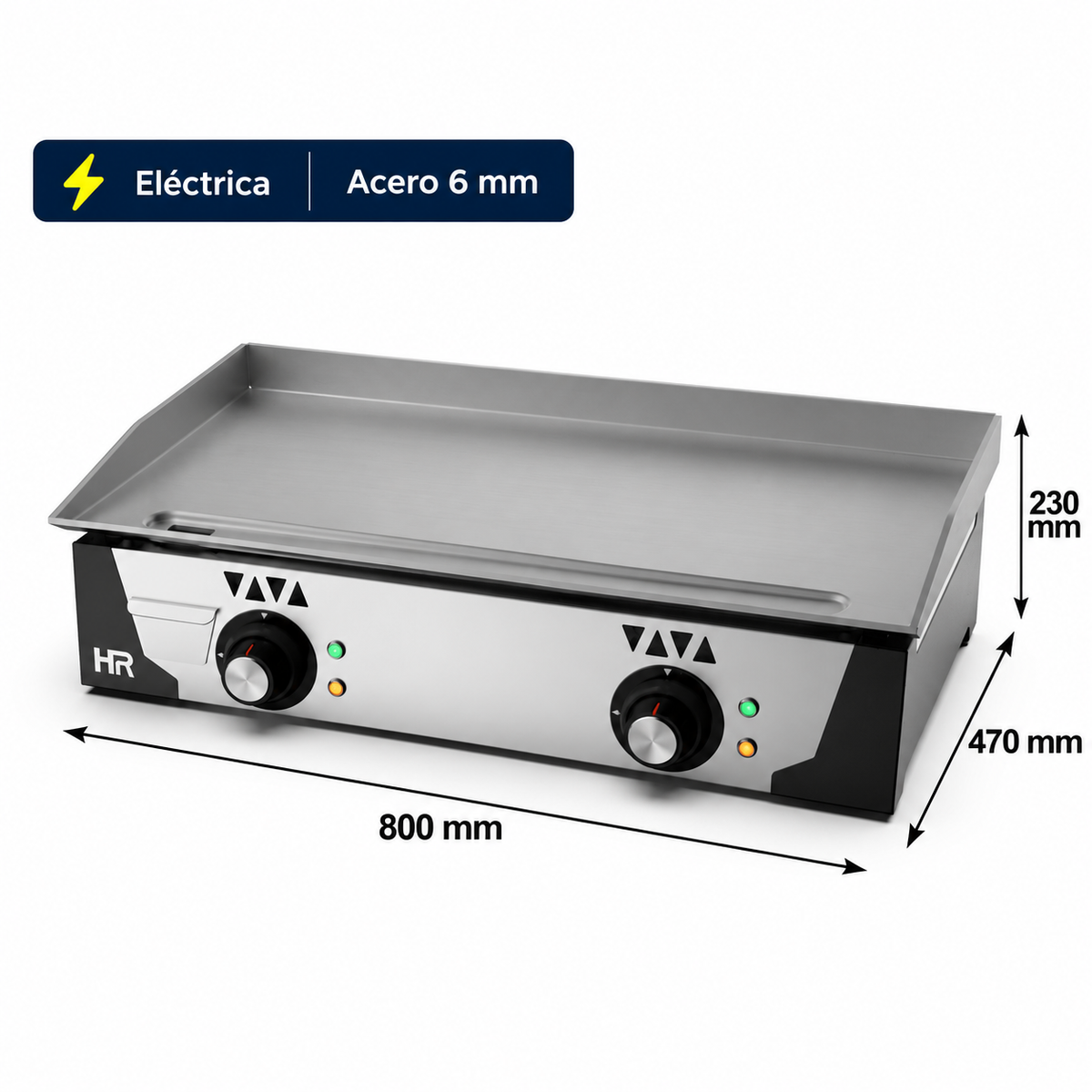 Plancha eléctrica HR Fainca PLCE8100 de acero laminado