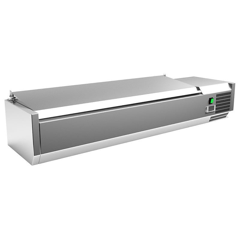 Vitrina de ingredientes Clima VRX1400330SL · 6 GN 1/4 · tapa inox