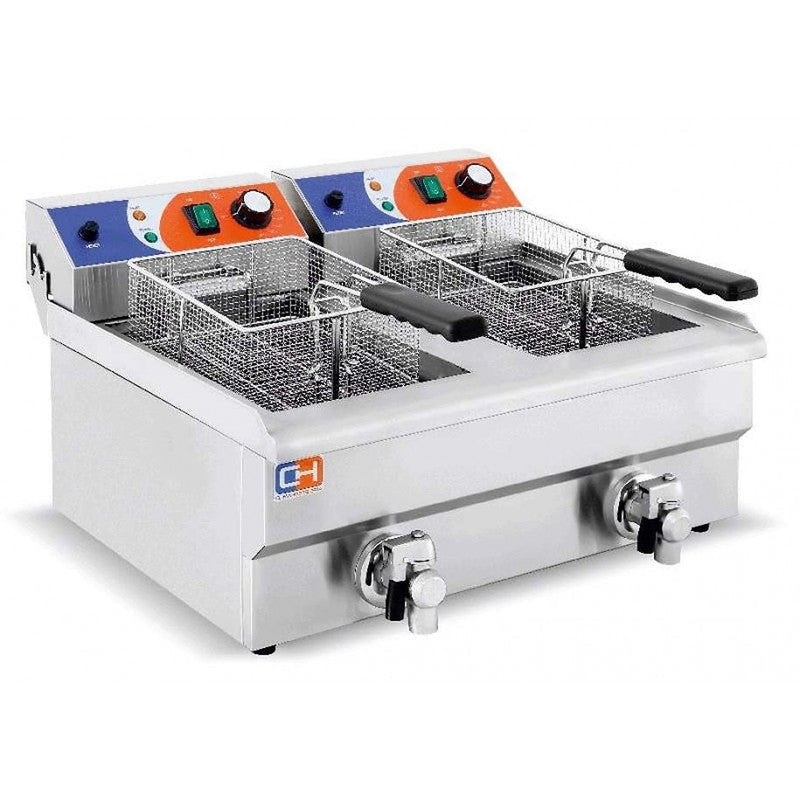 Freidora Clima EF-162V · 12+12 litros con grifo