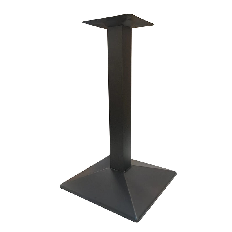 Pie de mesa cuadrada cónica · negro · Pie de mesa cuadrada cónica · negro