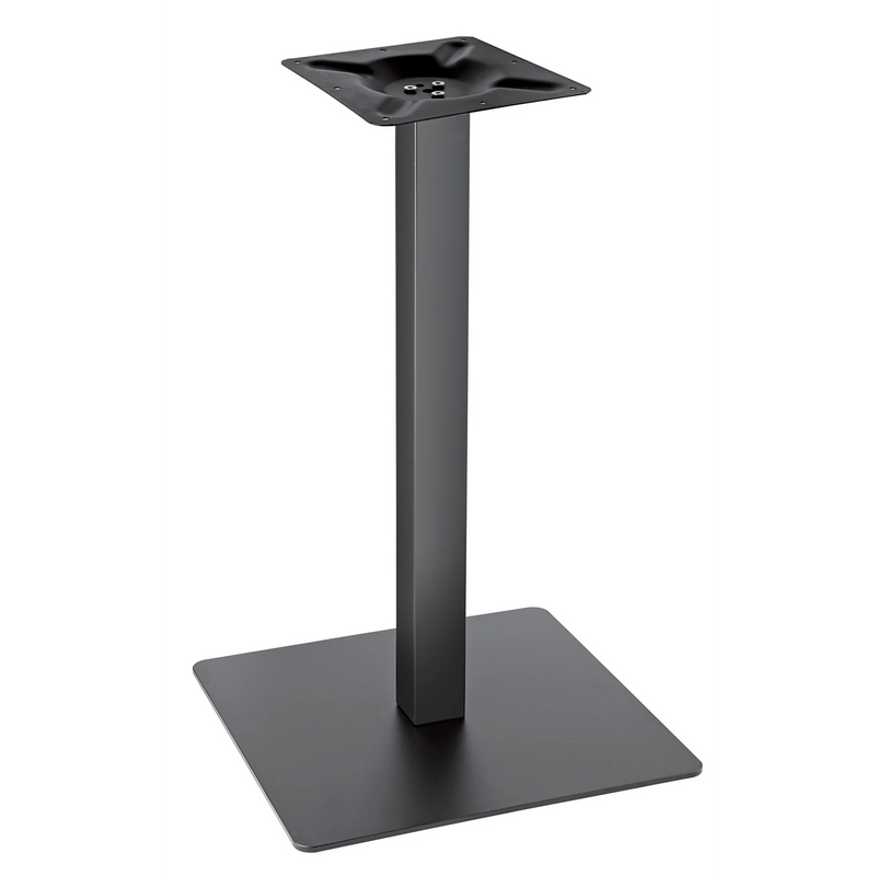 Pie de mesa cuadrada · negro · Pie de mesa cuadrada · negro
