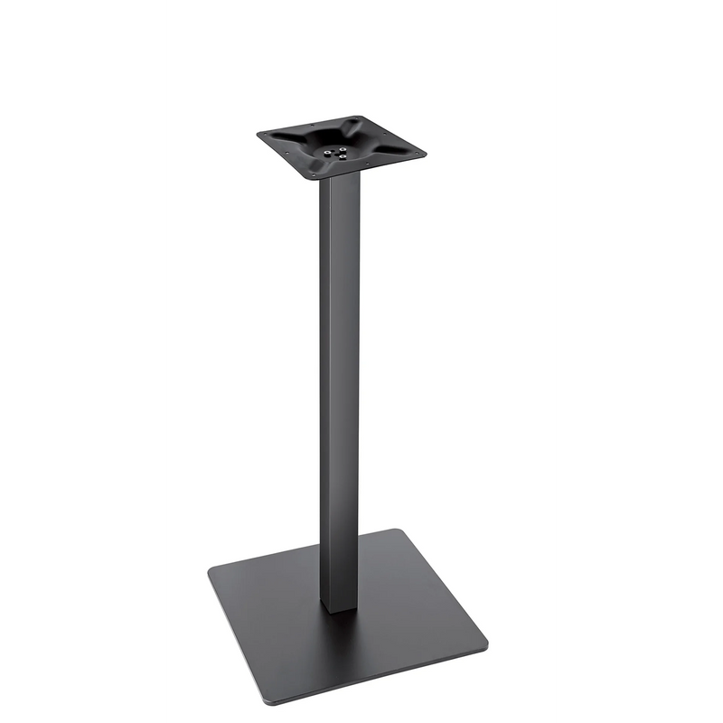 Pie de mesa cuadrada alta · negro · Pie de mesa cuadrada alta · negro